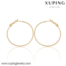 92077-Xuping Jewelry Fashion Popular Hoop Earrings with Gold Plated